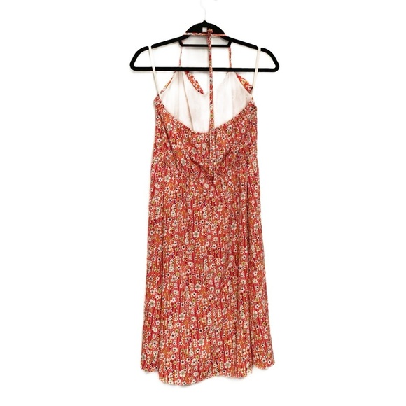 Liberty of London x Target Floral Halter Dress Spring Girly Multi-Color Medium - Picture 3 of 11
